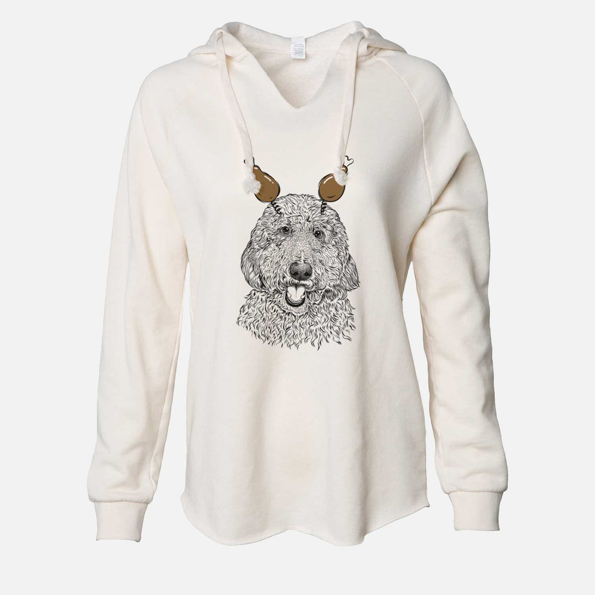 Thanksgiving Whisper the Goldendoodle - Cali Wave Hooded Sweatshirt