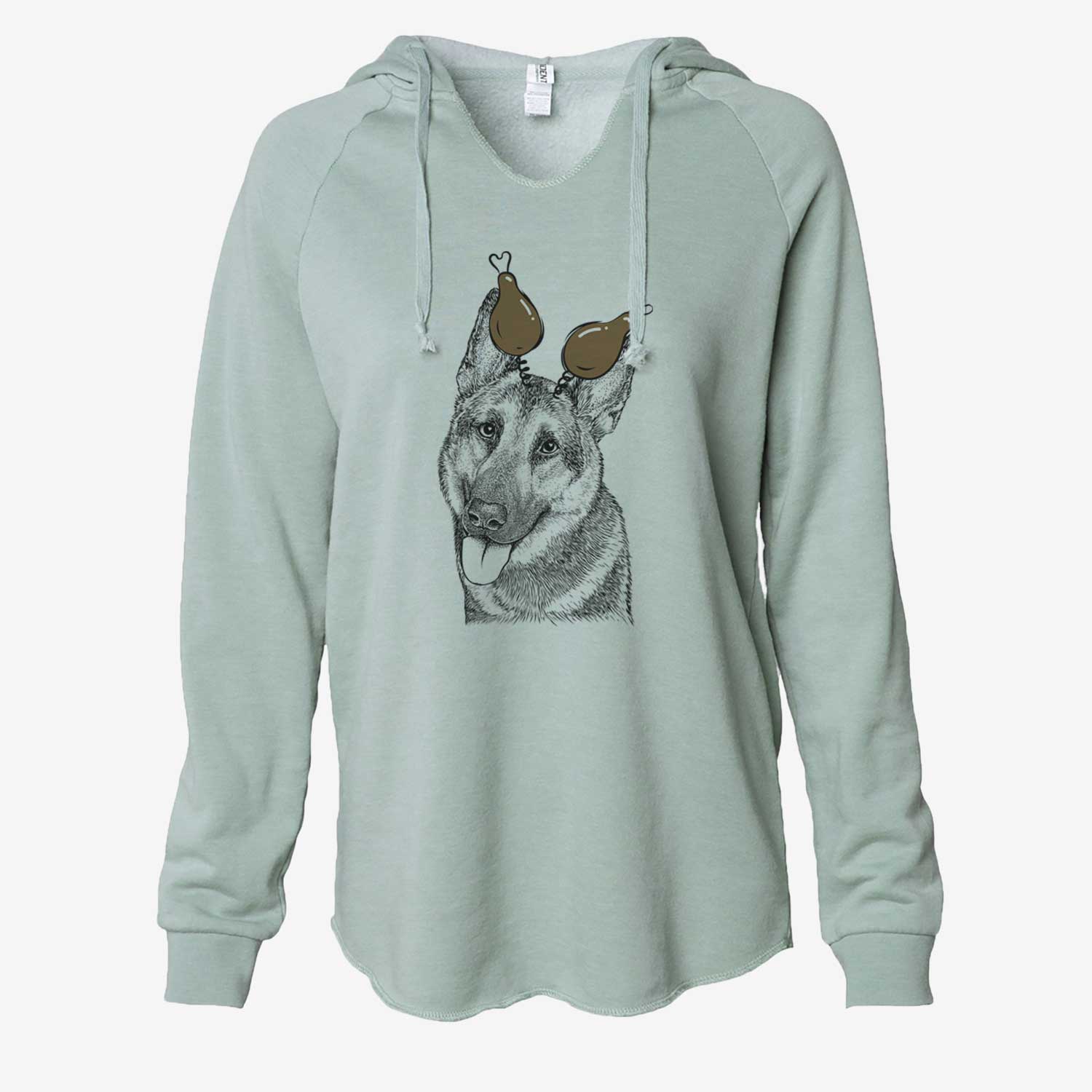 Thanksgiving Whitaker the German Shepherd - Cali Wave Hooded Sweatshirt