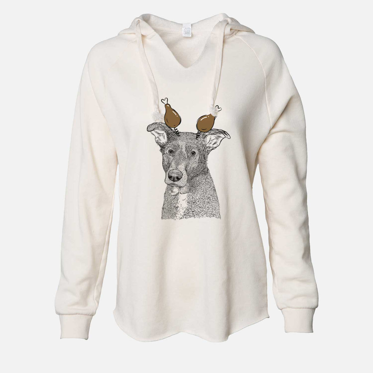Thanksgiving Wilbur the Shepherd Mix - Cali Wave Hooded Sweatshirt