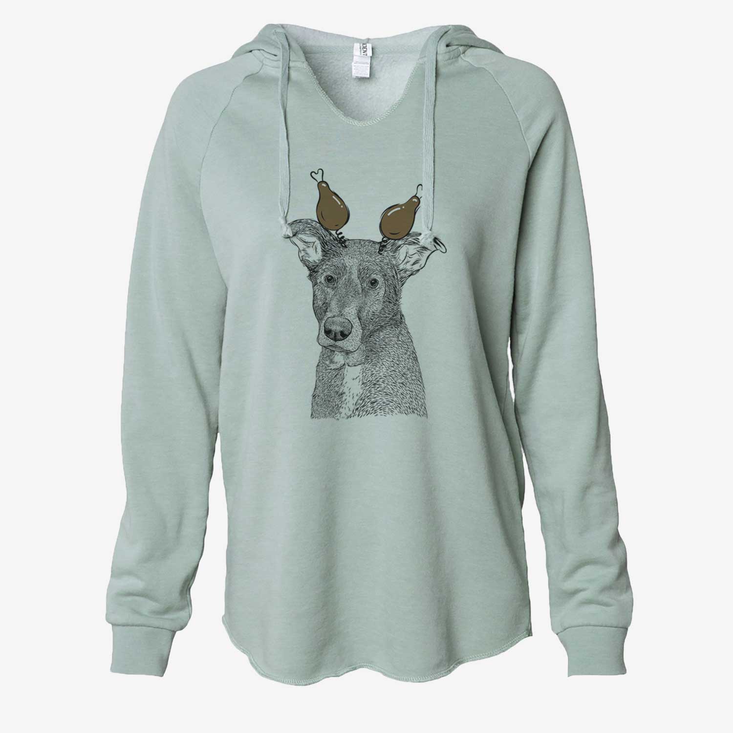 Thanksgiving Wilbur the Shepherd Mix - Cali Wave Hooded Sweatshirt