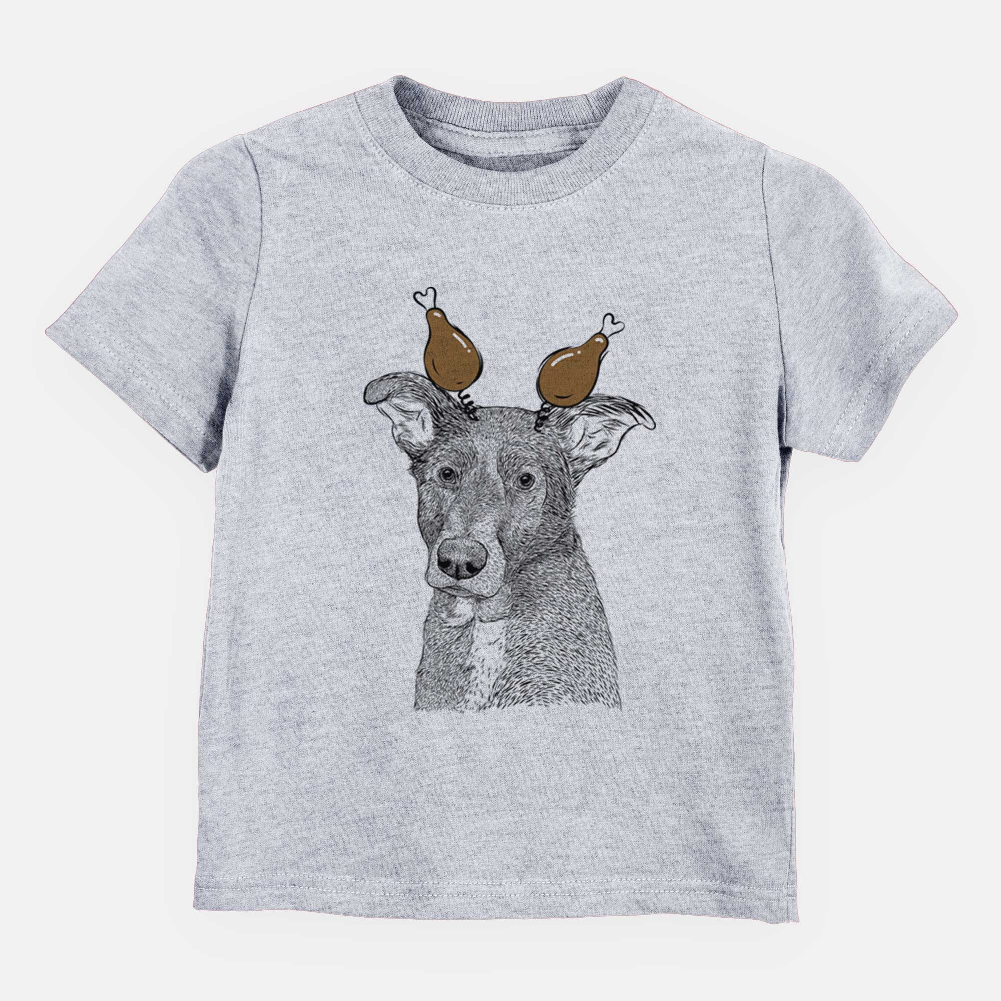 Thanksgiving Wilbur the Shepherd Mix - Kids/Youth/Toddler Shirt