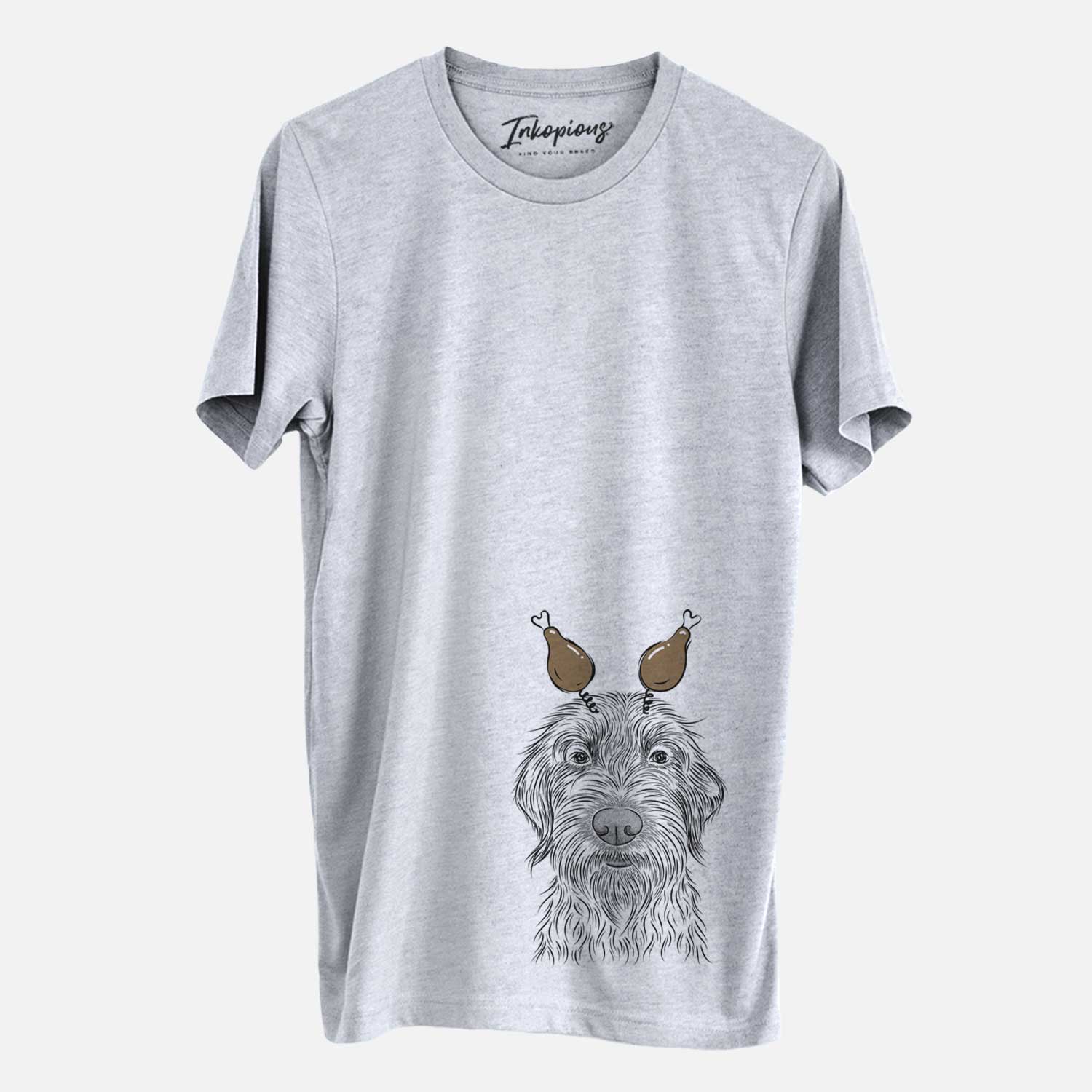 Thanksgiving Wilkins the Wirehaired Pointing Griffon - Unisex Crewneck