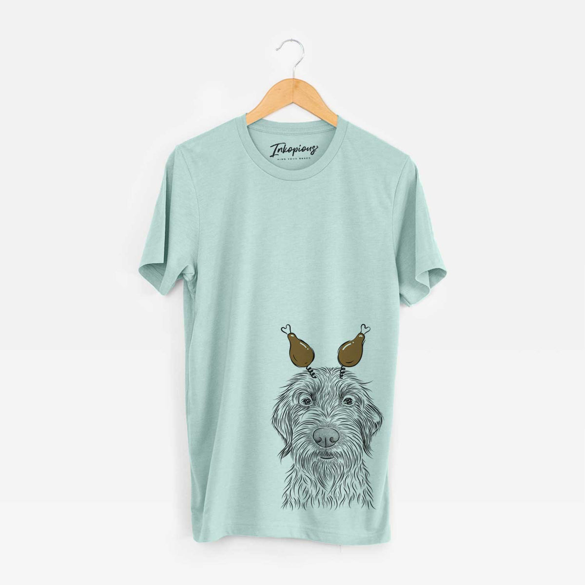 Thanksgiving Wilkins the Wirehaired Pointing Griffon - Unisex Crewneck