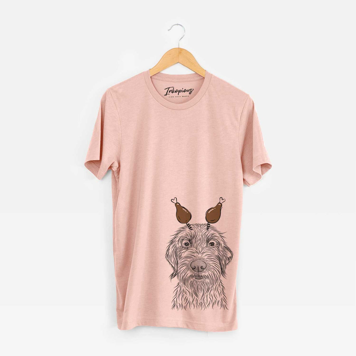 Thanksgiving Wilkins the Wirehaired Pointing Griffon - Unisex Crewneck