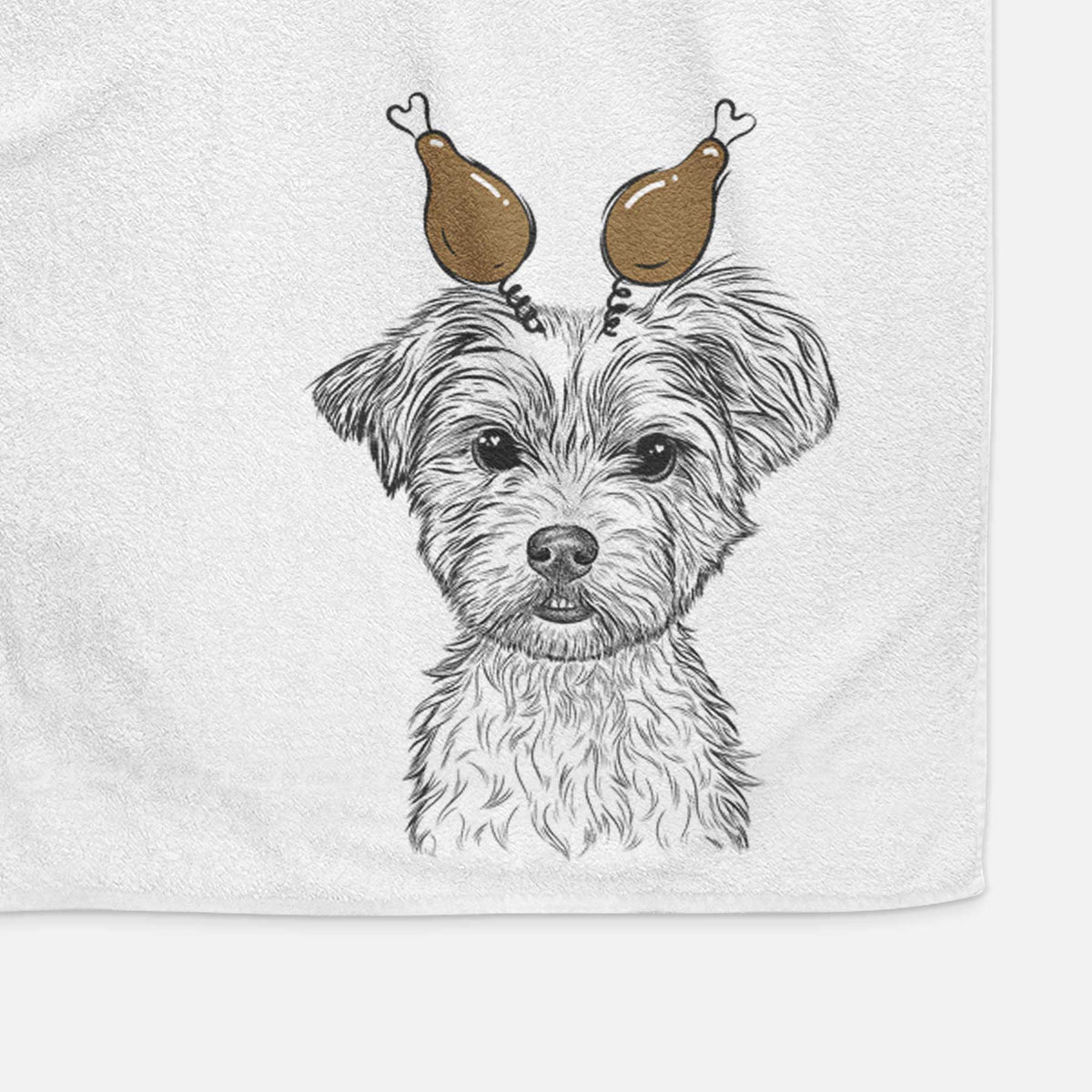 William Mitchell Newman the Yorkshire Terrier Decorative Hand Towel