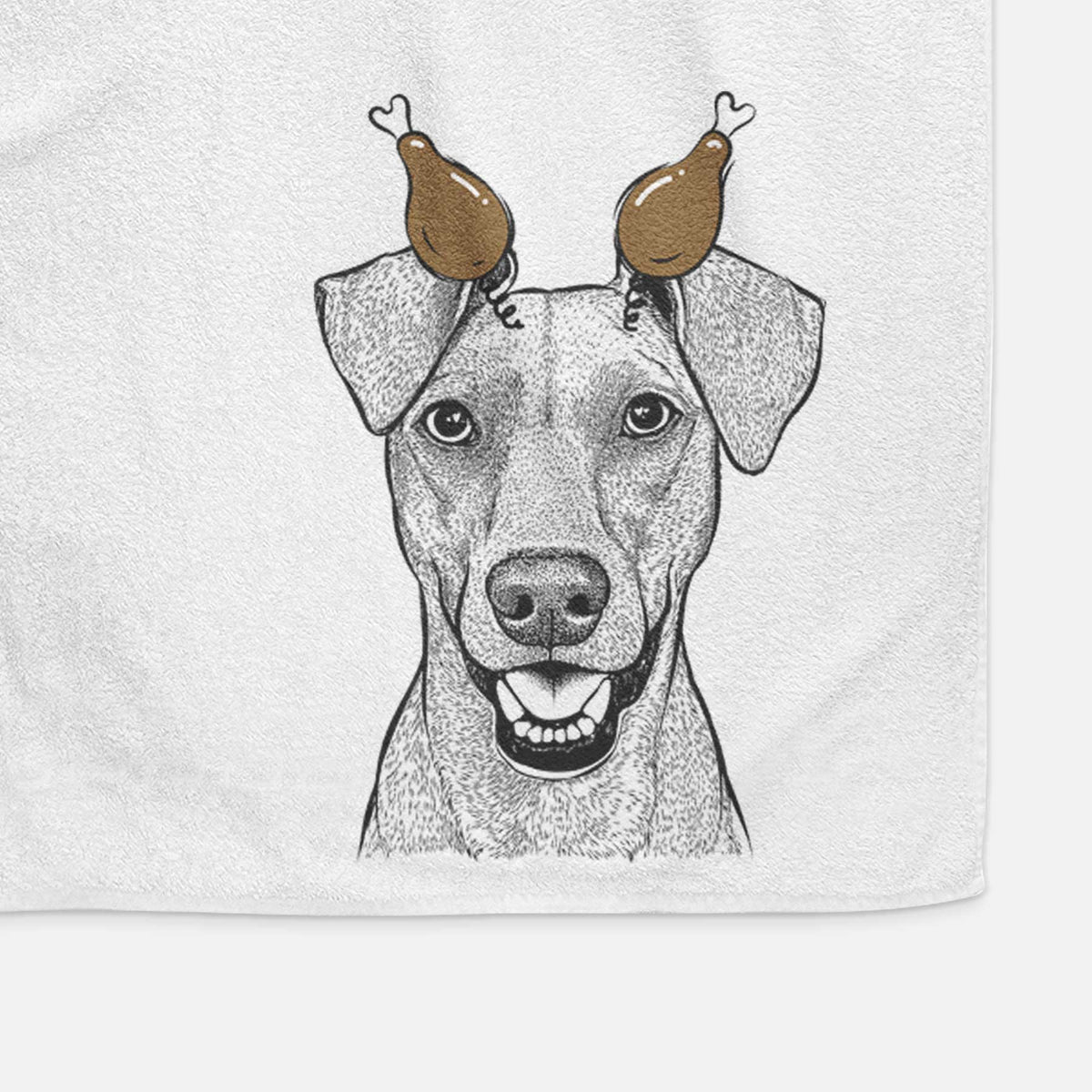 Willow the German Pinscher Decorative Hand Towel