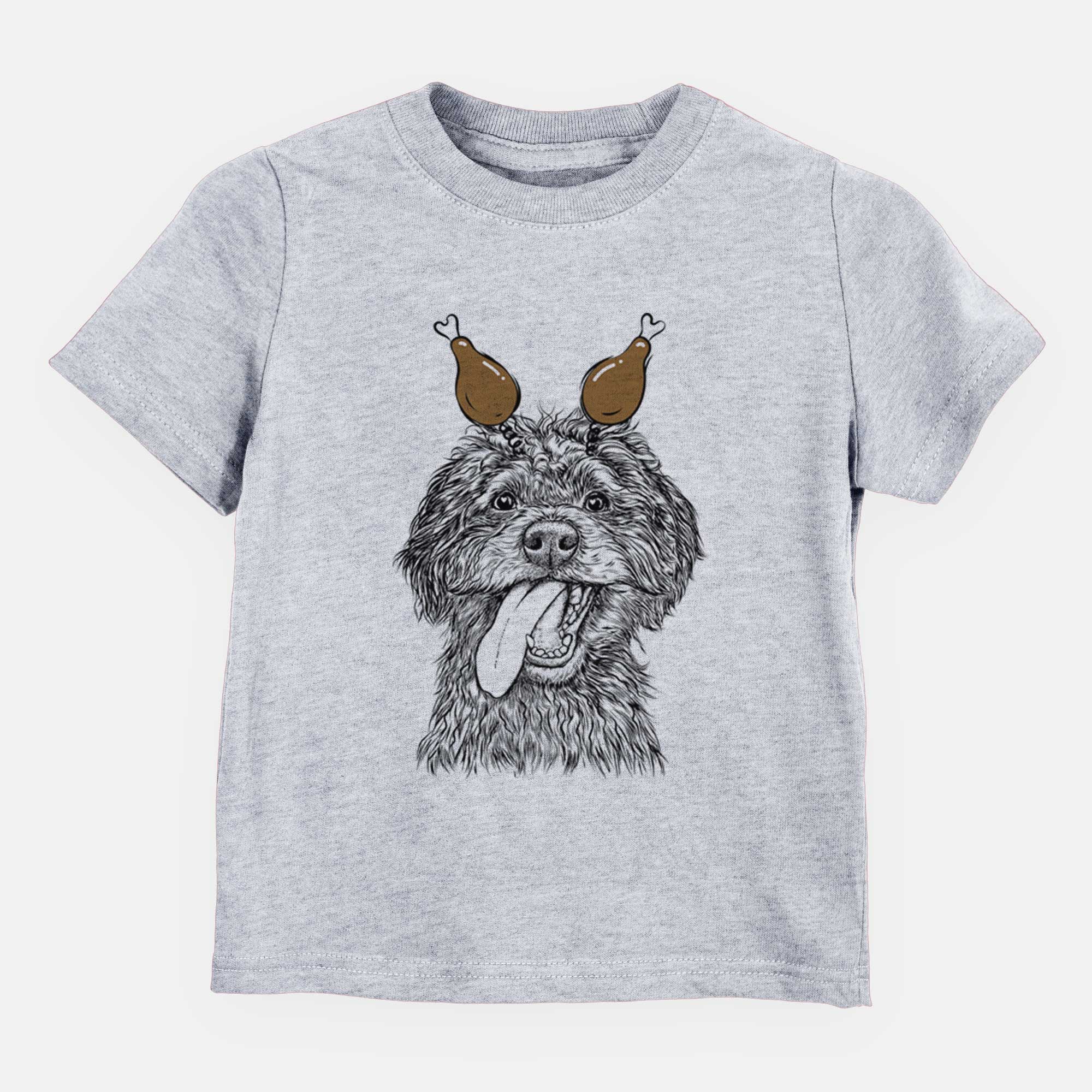 Thanksgiving Winnie the Mini Aussiedoodle - Kids/Youth/Toddler Shirt