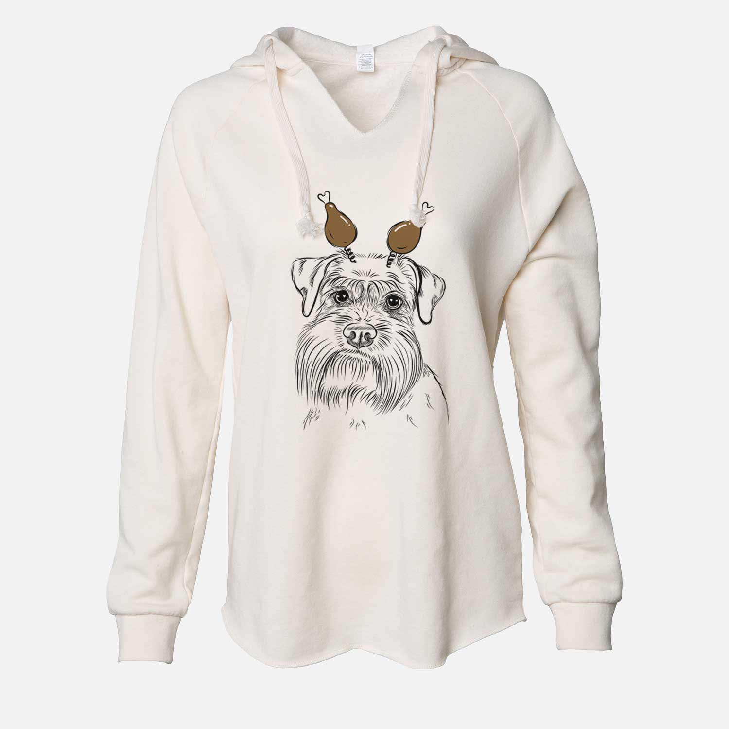 Thanksgiving Wrigley the Schnauzer - Cali Wave Hooded Sweatshirt