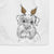 Wrigley the Schnauzer Decorative Hand Towel