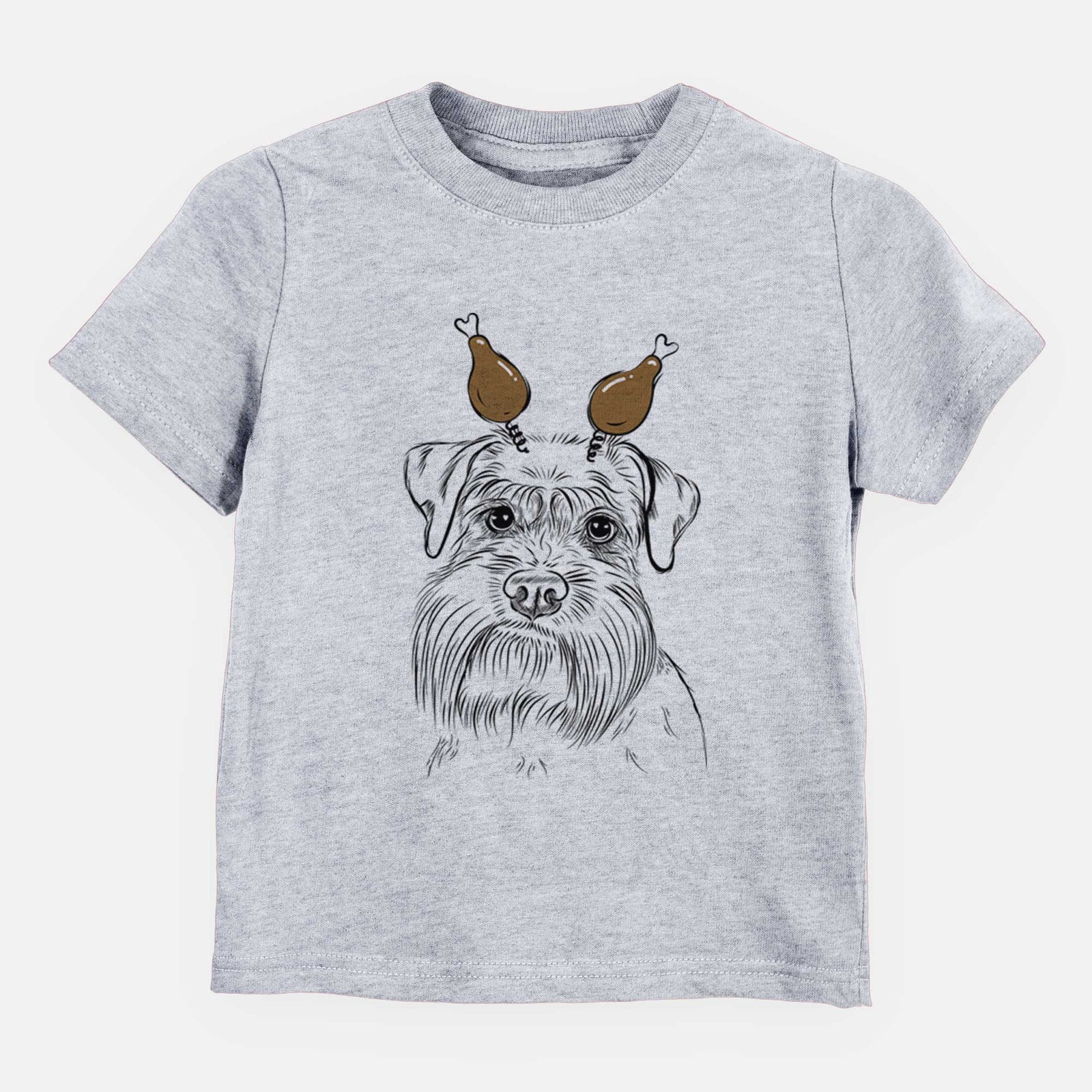Thanksgiving Wrigley the Schnauzer - Kids/Youth/Toddler Shirt