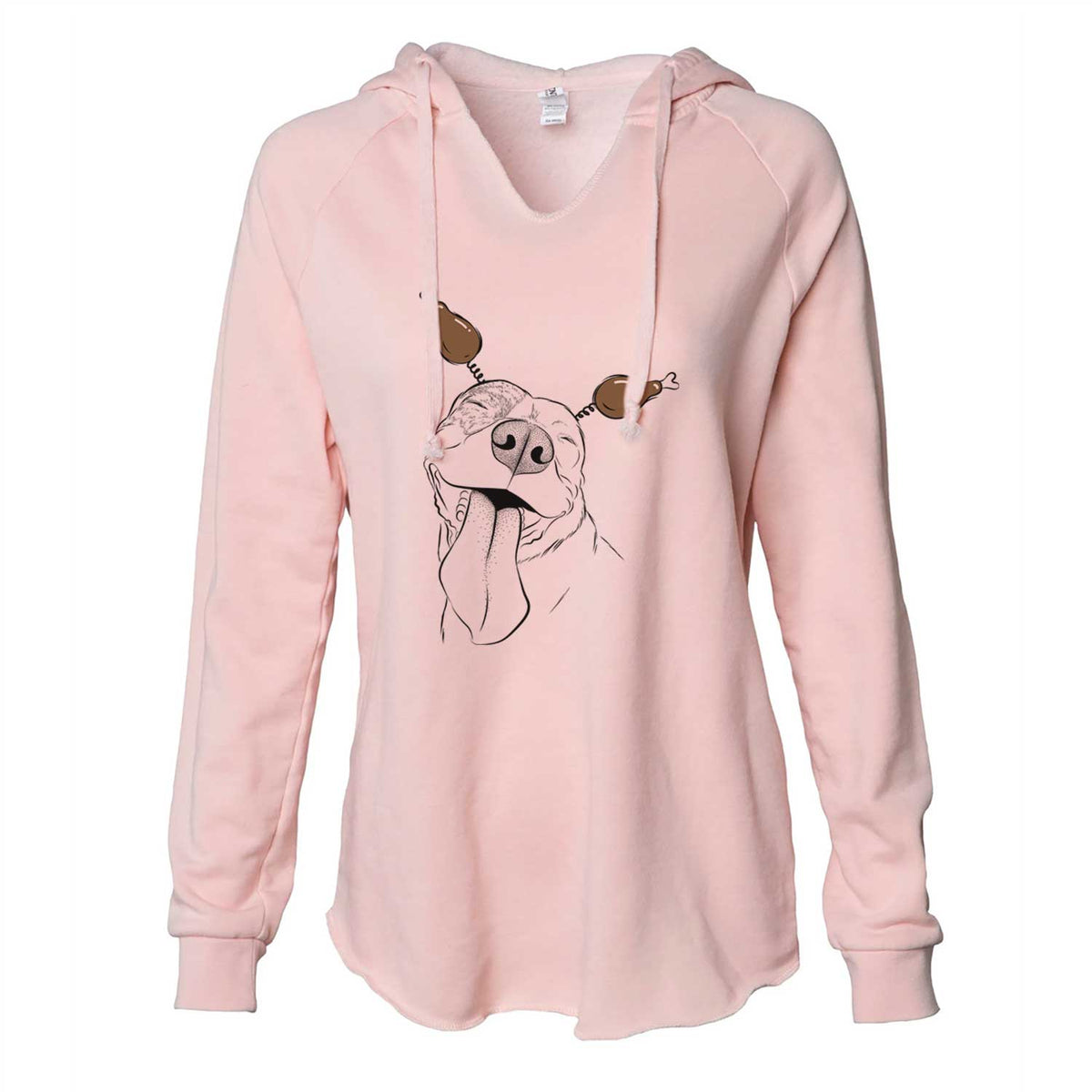 Thanksgiving Xena the American Staffordshire Terrier - Cali Wave Hooded Sweatshirt