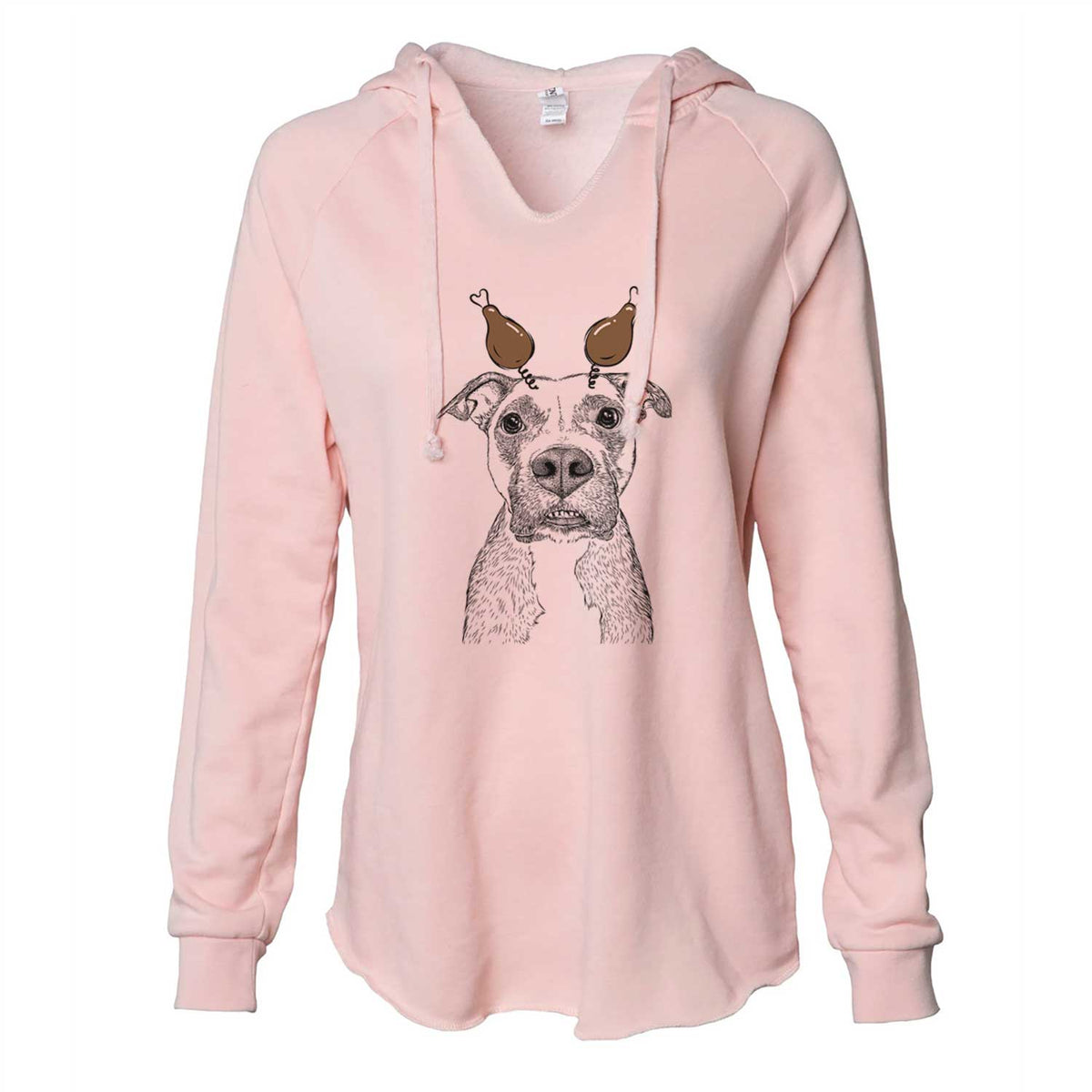 Thanksgiving Xena the Mixed Breed - Cali Wave Hooded Sweatshirt