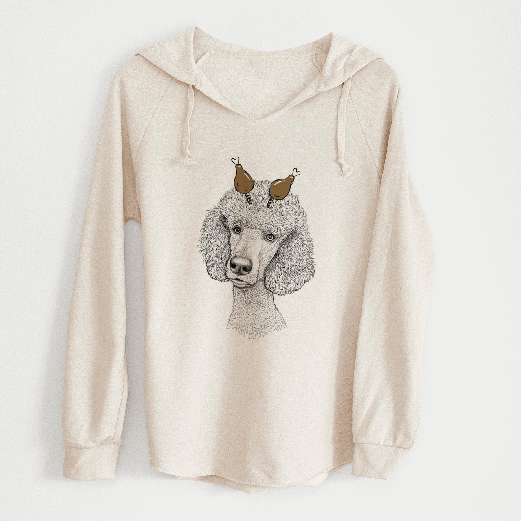 Thanksgiving Yuki the Poodle - Cali Wave Hooded Sweatshirt