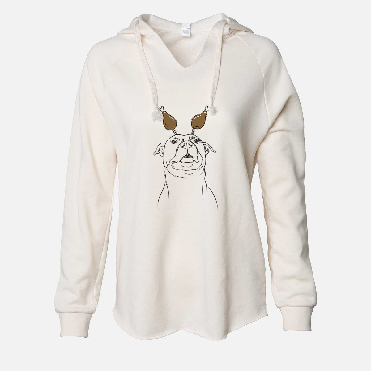 Thanksgiving Zada the Pitbull - Cali Wave Hooded Sweatshirt