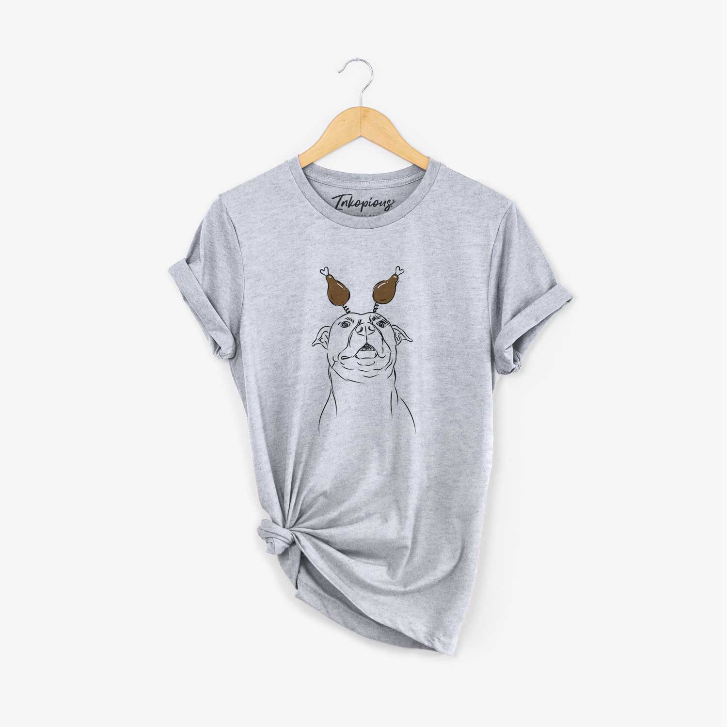 Thanksgiving Zada the Pitbull - Unisex Crewneck