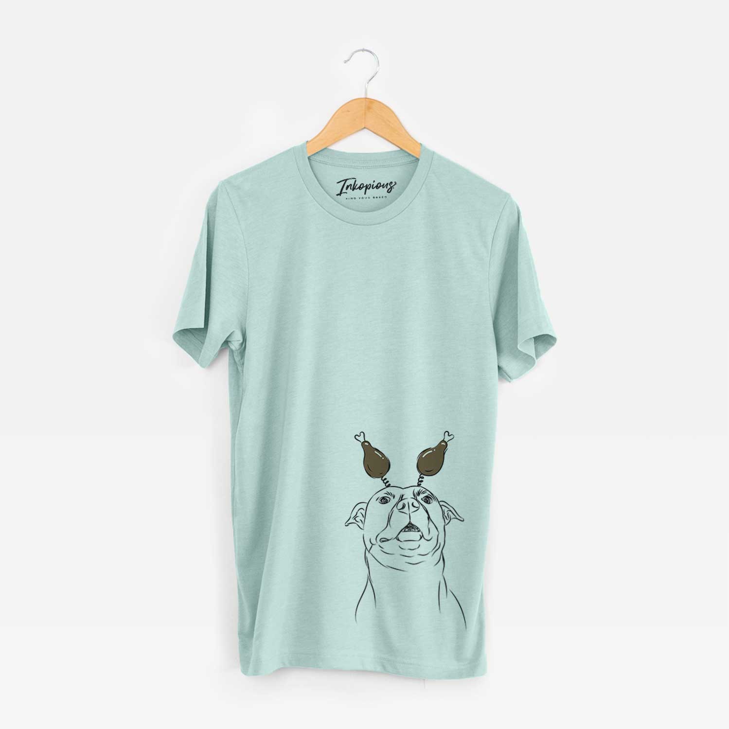 Thanksgiving Zada the Pitbull - Unisex Crewneck