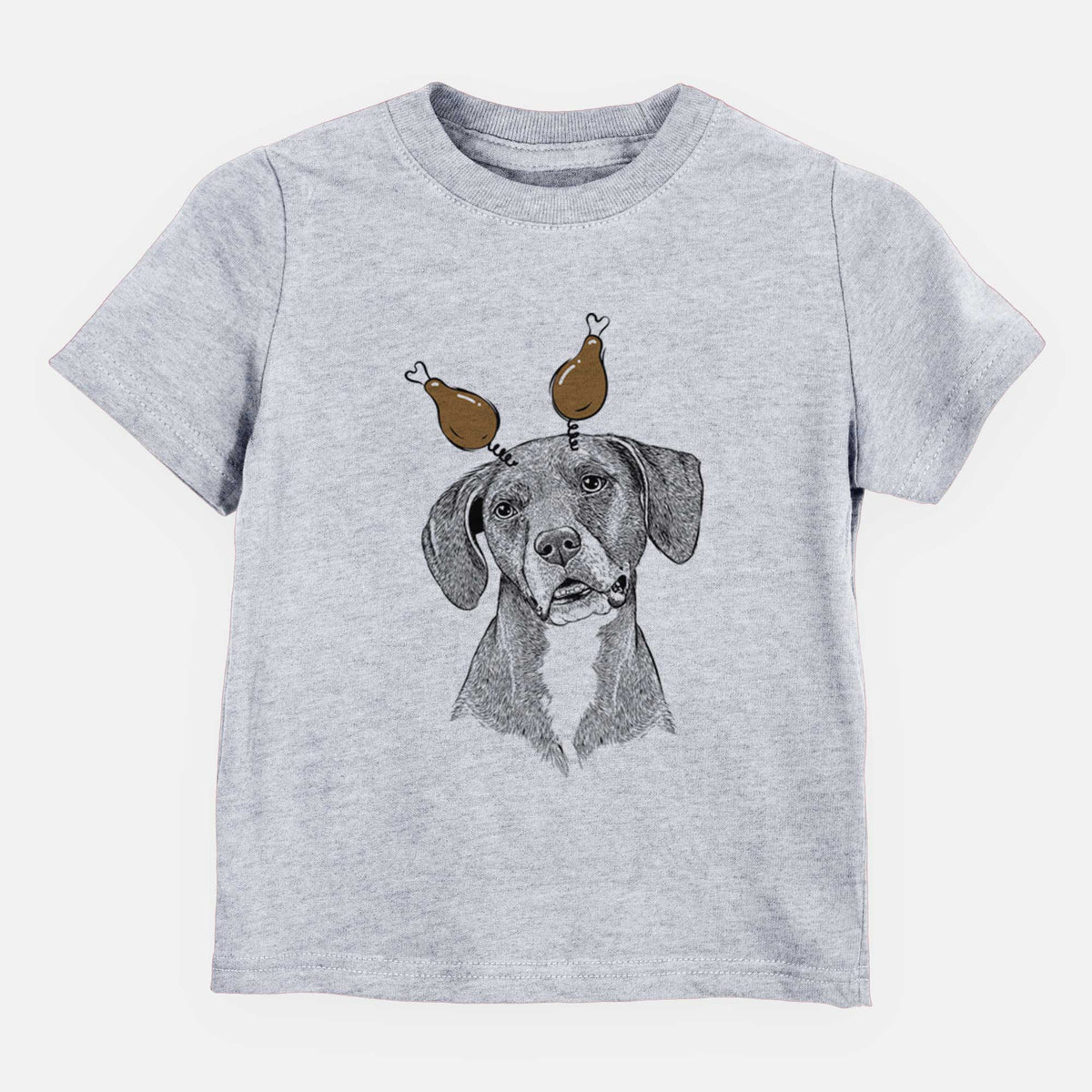 Thanksgiving Zeena the Plott Hound Mix - Kids/Youth/Toddler Shirt