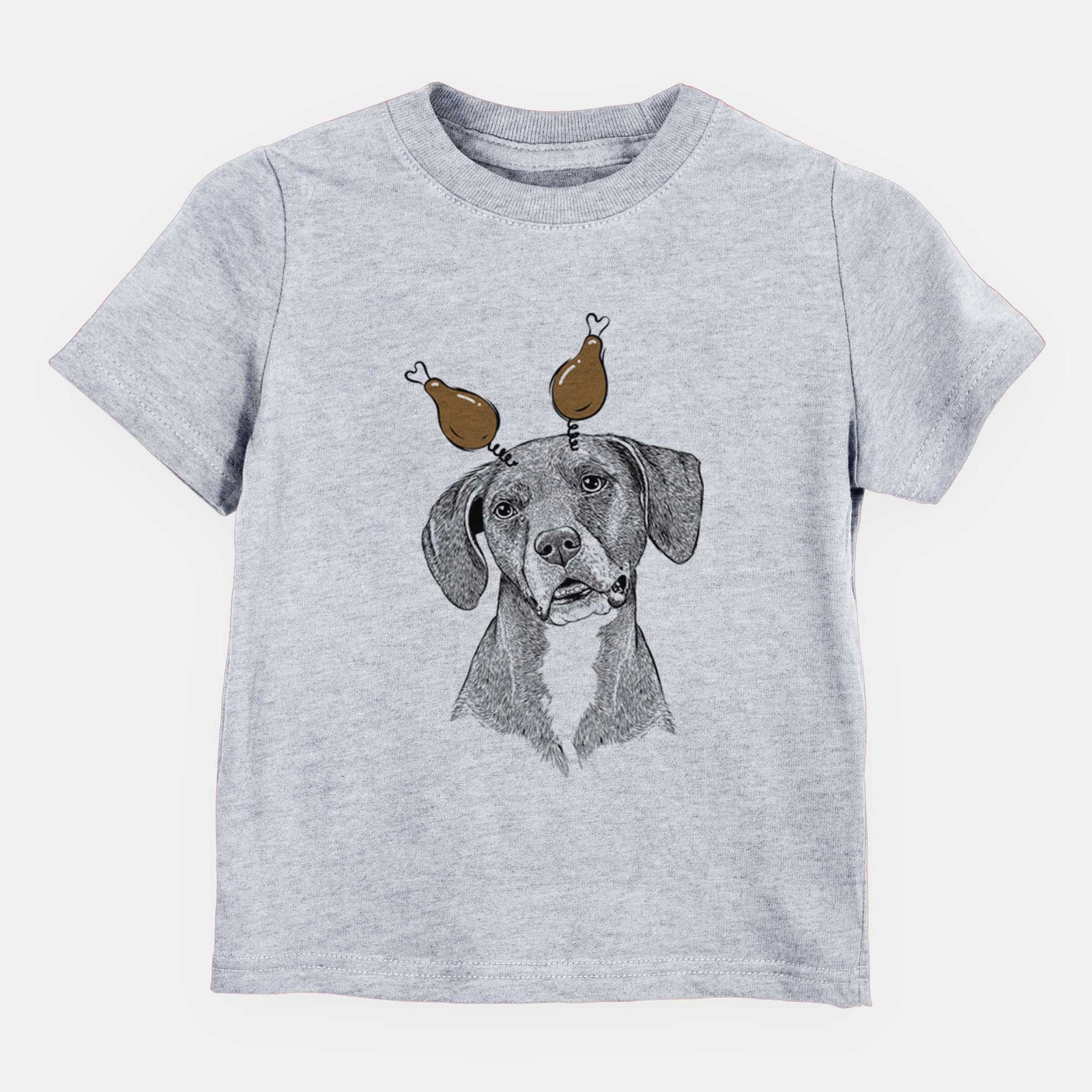 Thanksgiving Zeena the Plott Hound Mix - Kids/Youth/Toddler Shirt