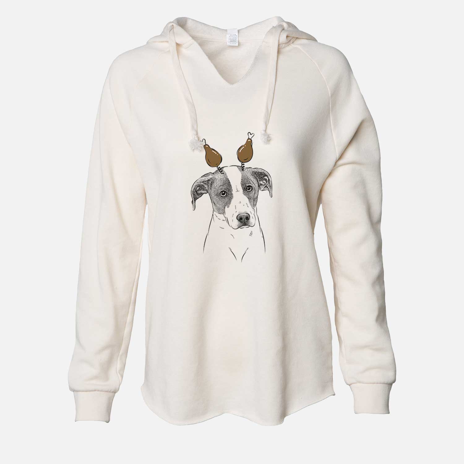 Thanksgiving Zephyr the Pointer Mix - Cali Wave Hooded Sweatshirt