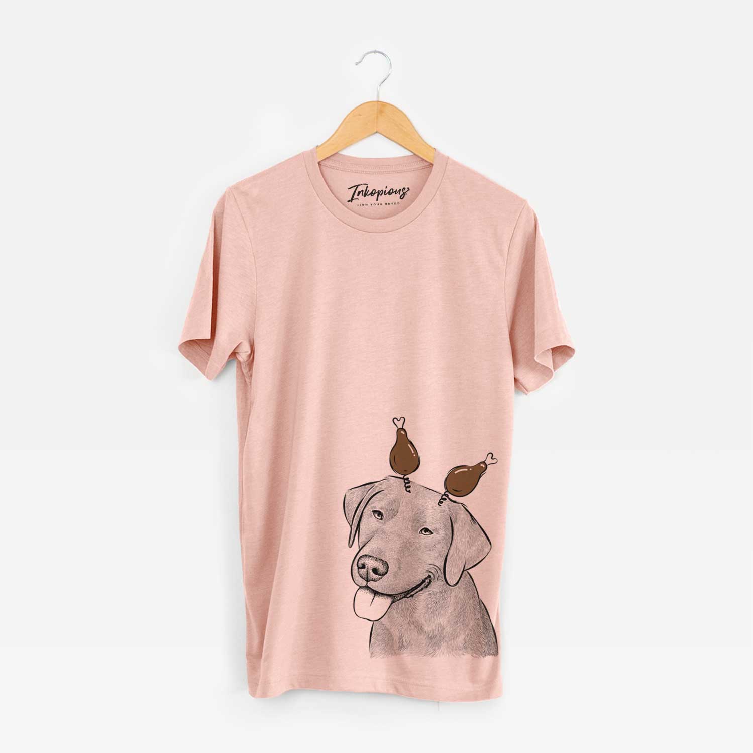 Thanksgiving Zeppelin the Black Labrador - Unisex Crewneck