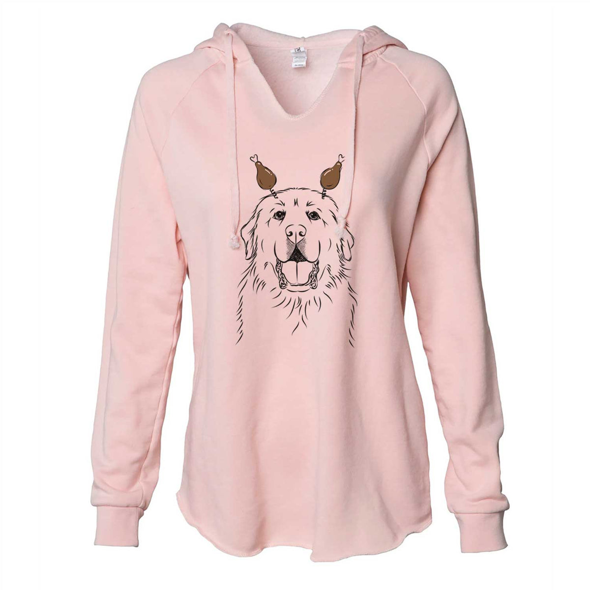 Thanksgiving Zeus the Great Pyrenees - Cali Wave Hooded Sweatshirt