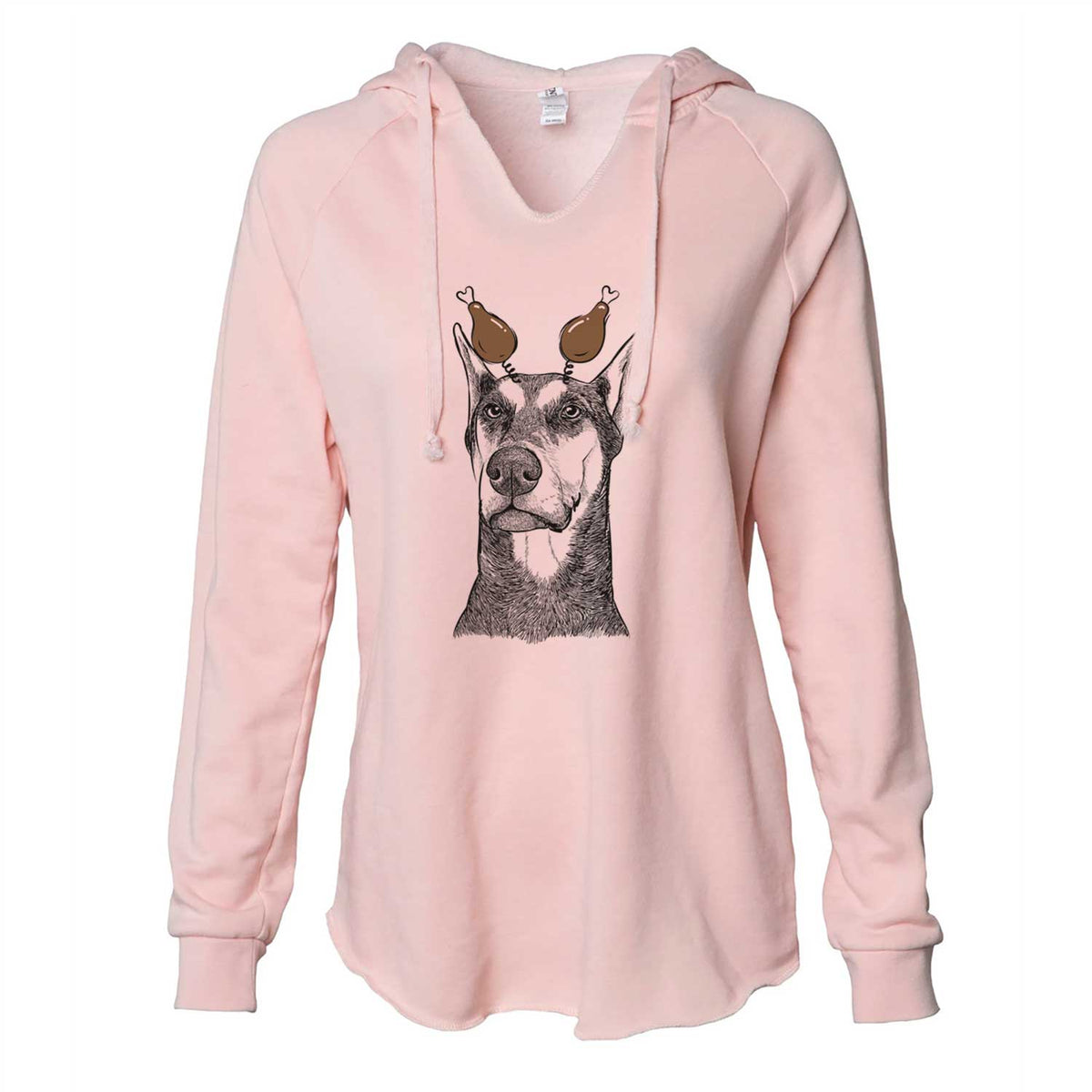 Thanksgiving Zeus the Doberman Pinscher - Cali Wave Hooded Sweatshirt