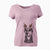 Thanksgiving Zeus the Doberman Pinscher - Women's V-neck Shirt