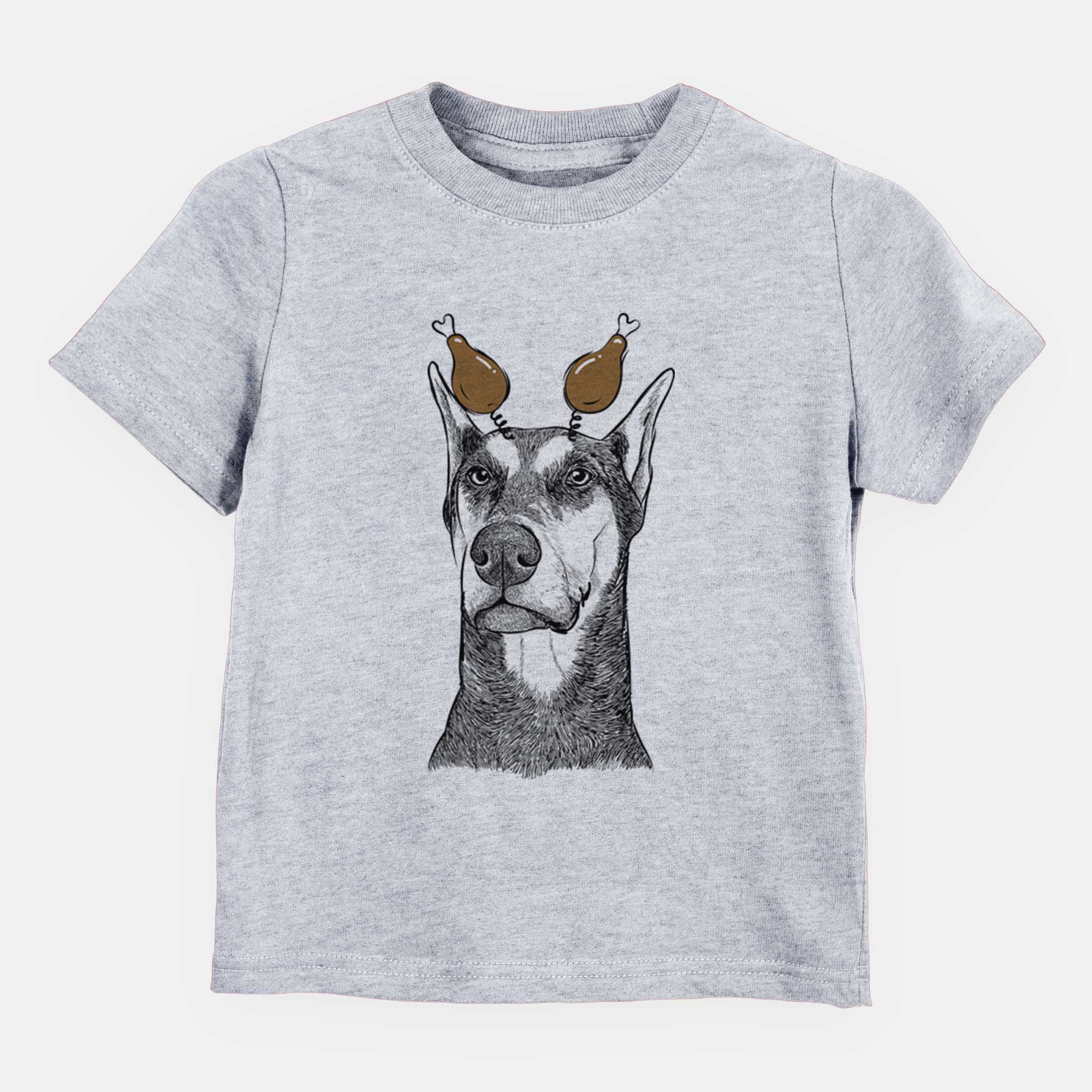 Thanksgiving Zeus the Doberman Pinscher - Kids/Youth/Toddler Shirt