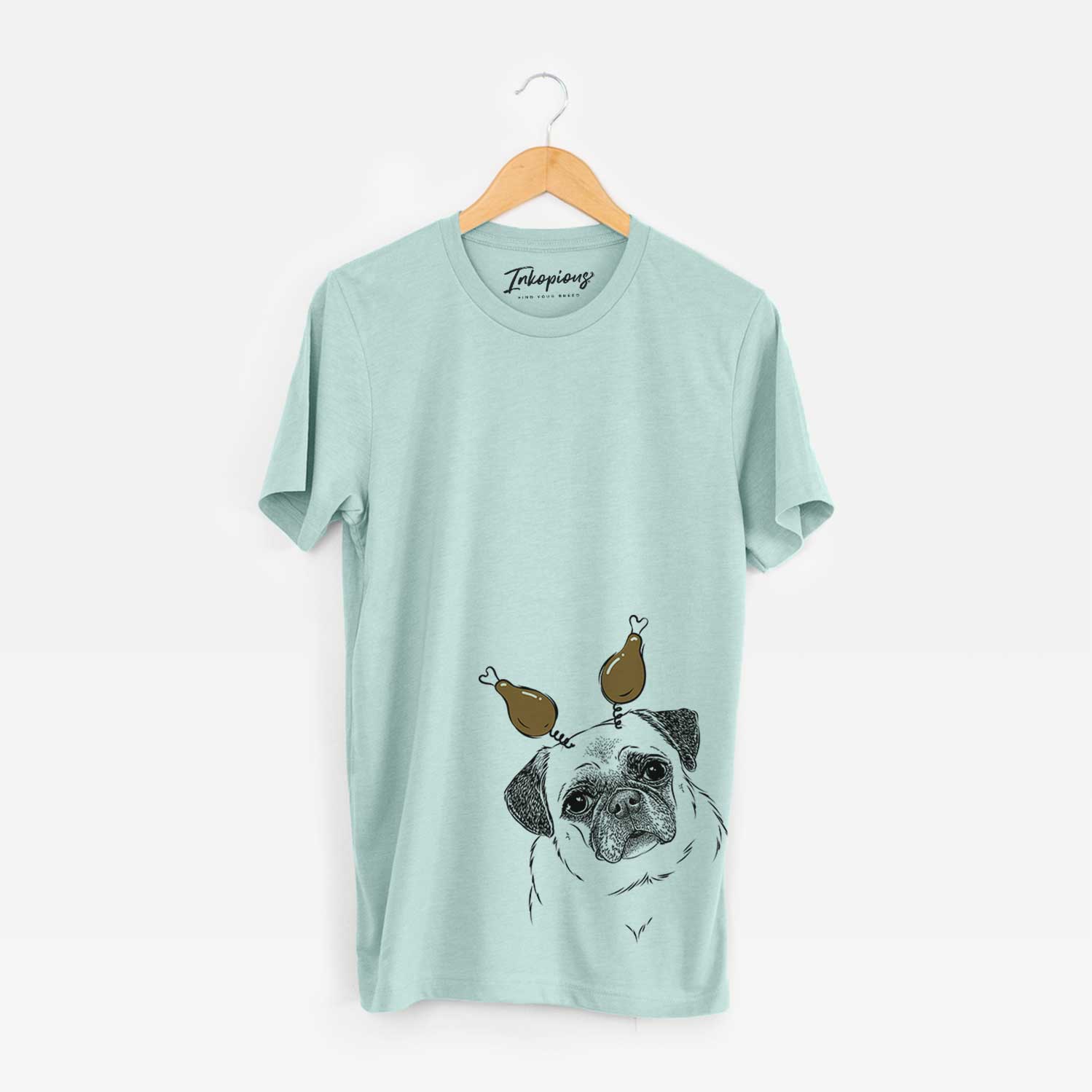 Thanksgiving Zoey the Pug - Unisex Crewneck