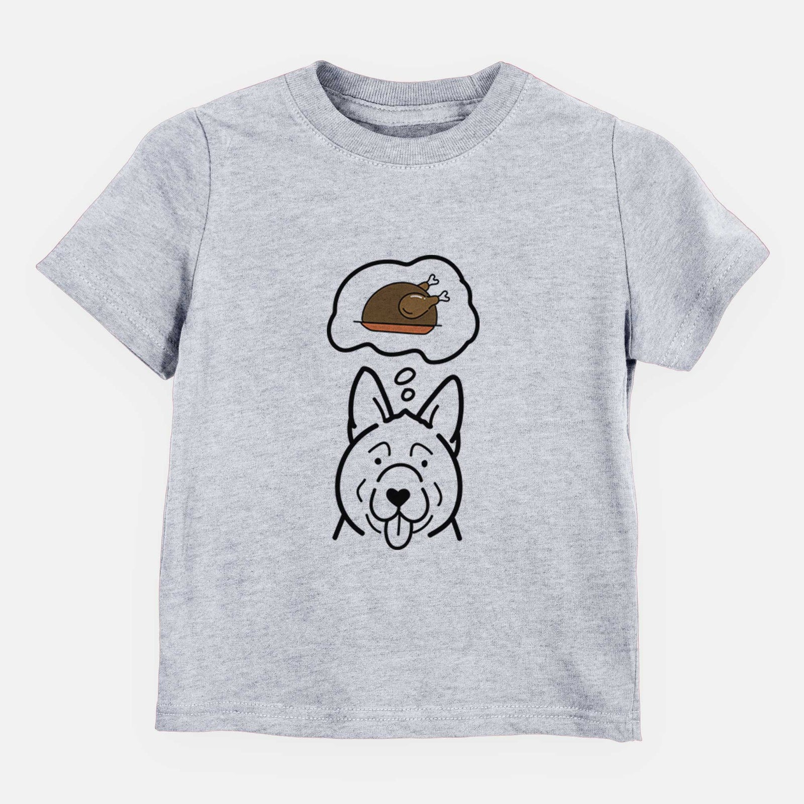 Turkey Thoughts Akita - Kids/Youth/Toddler Shirt