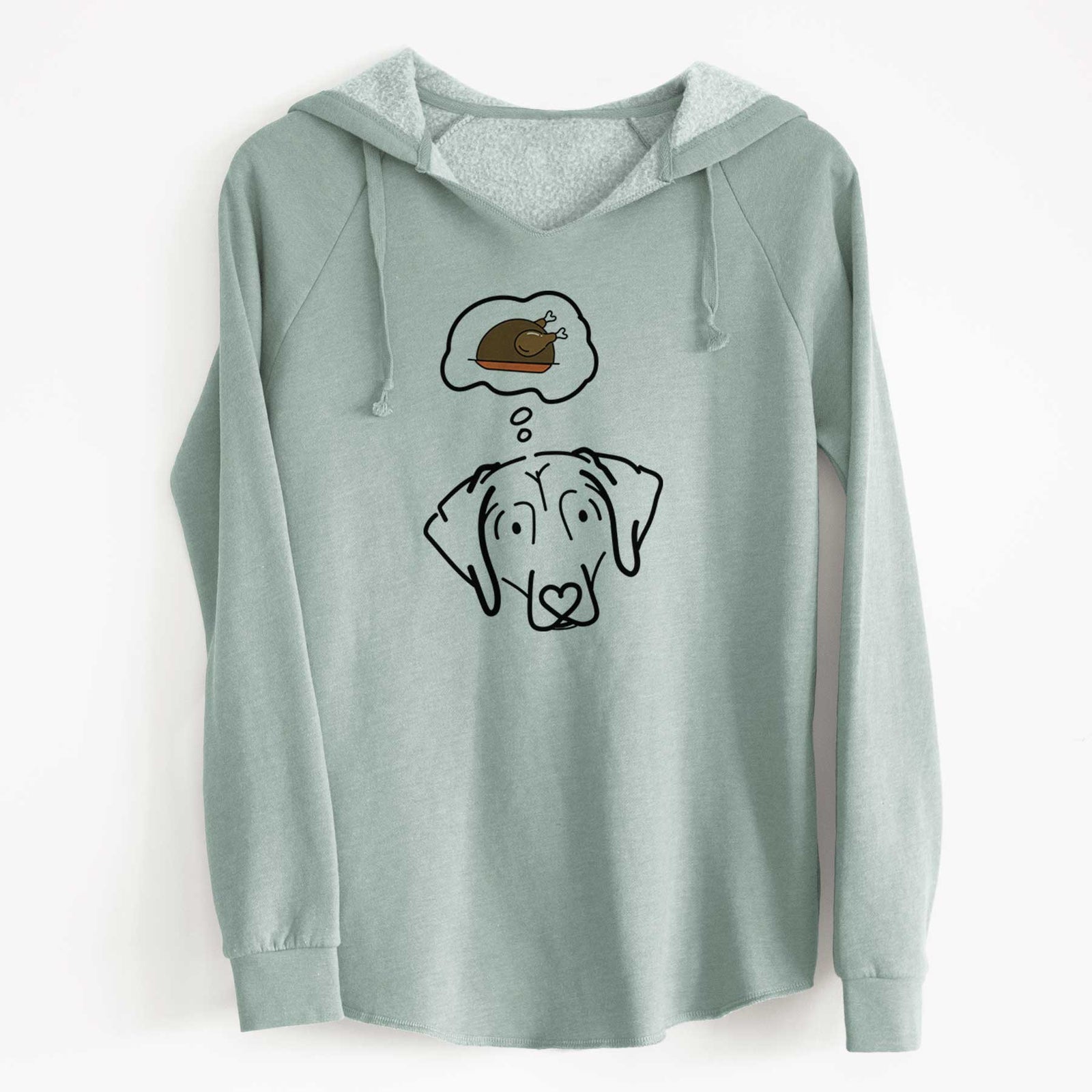 Turkey Thoughts Beagle - Aly - Cali Wave Hooded Sweatshirt