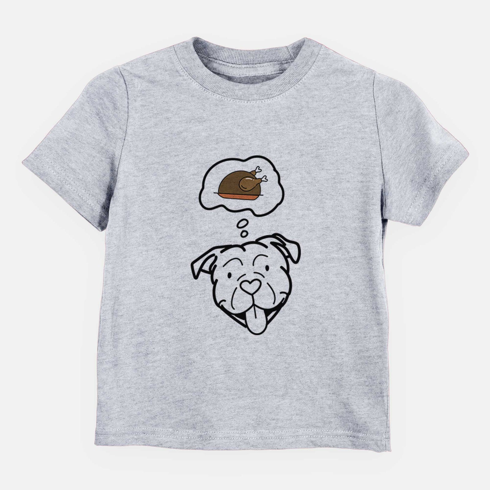 Turkey Thoughts American Bulldog - Kids/Youth/Toddler Shirt