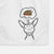 Turkey Thoughts American Hairless Terrier - Decorative Hand Towel