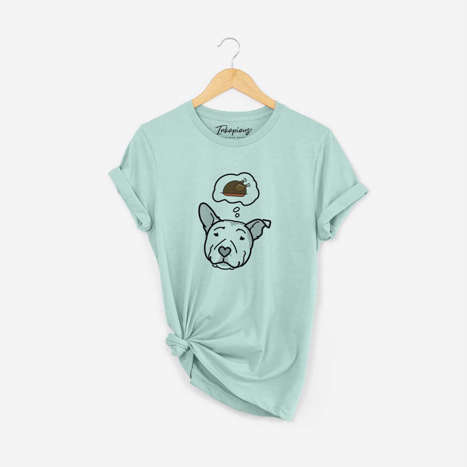 Turkey Thoughts Pitbull - Archer - Unisex Crewneck