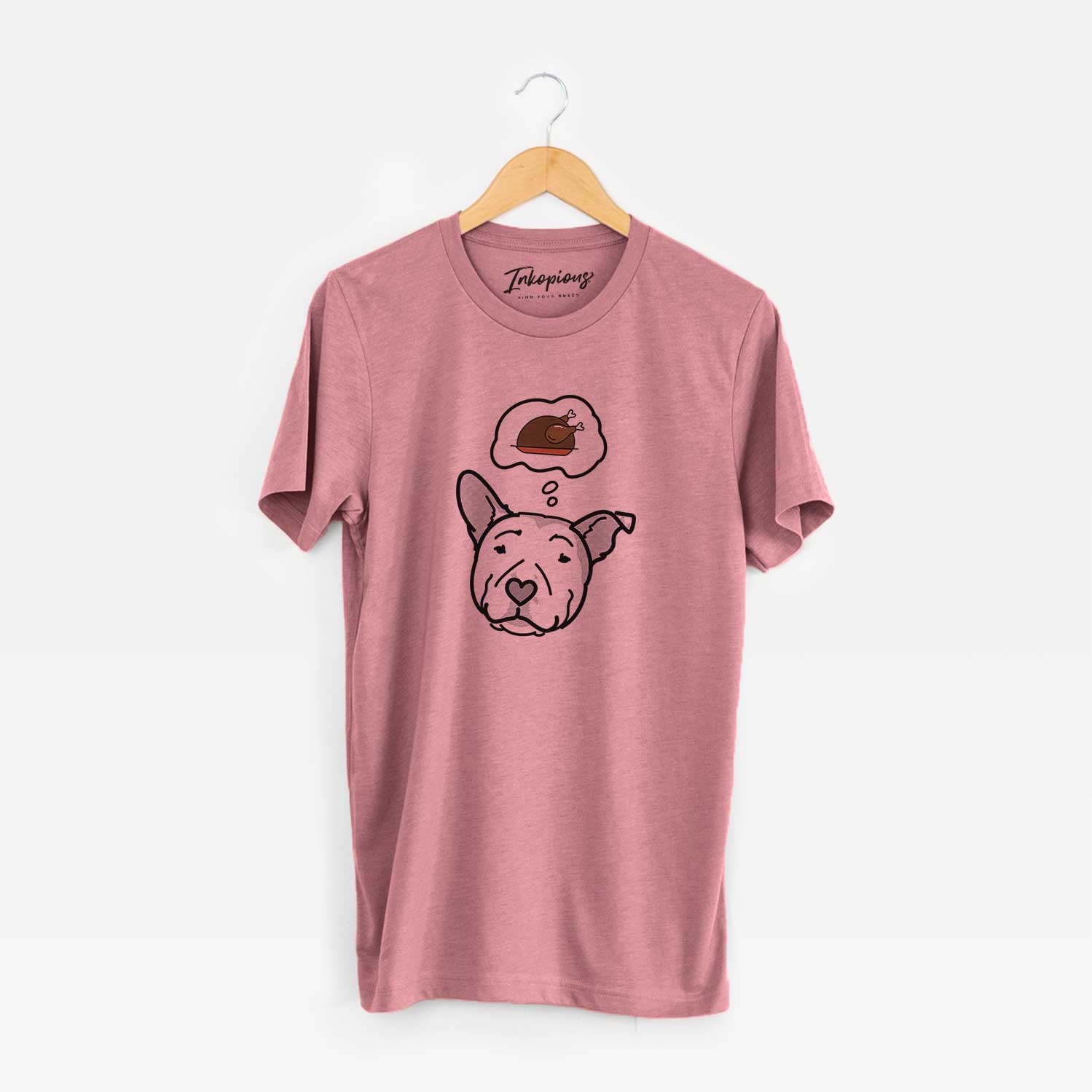 Turkey Thoughts Pitbull - Archer - Unisex Crewneck