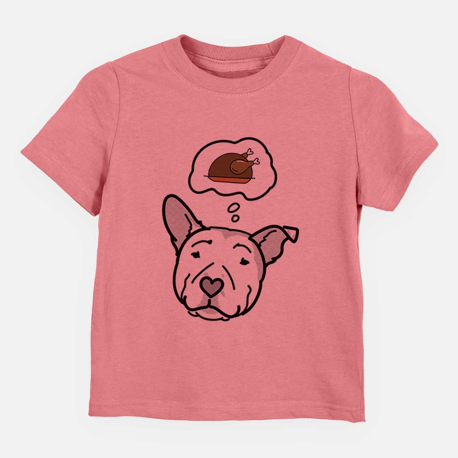 Turkey Thoughts Pitbull - Archer - Kids/Youth/Toddler Shirt