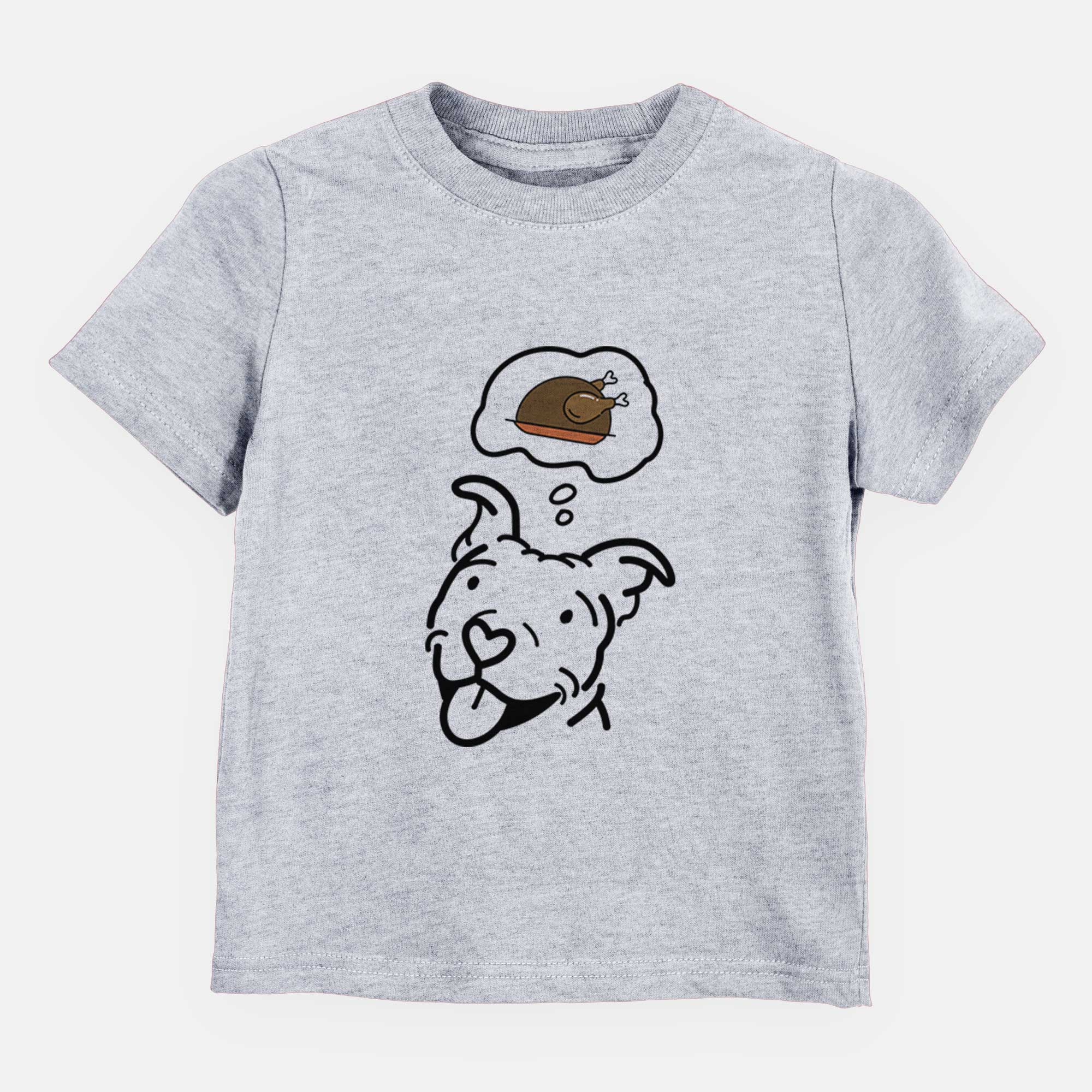 Turkey Thoughts Pitbull - Arlo - Kids/Youth/Toddler Shirt