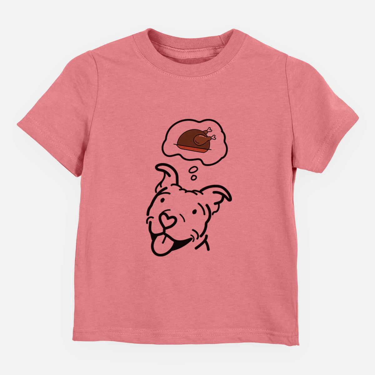 Turkey Thoughts Pitbull - Arlo - Kids/Youth/Toddler Shirt