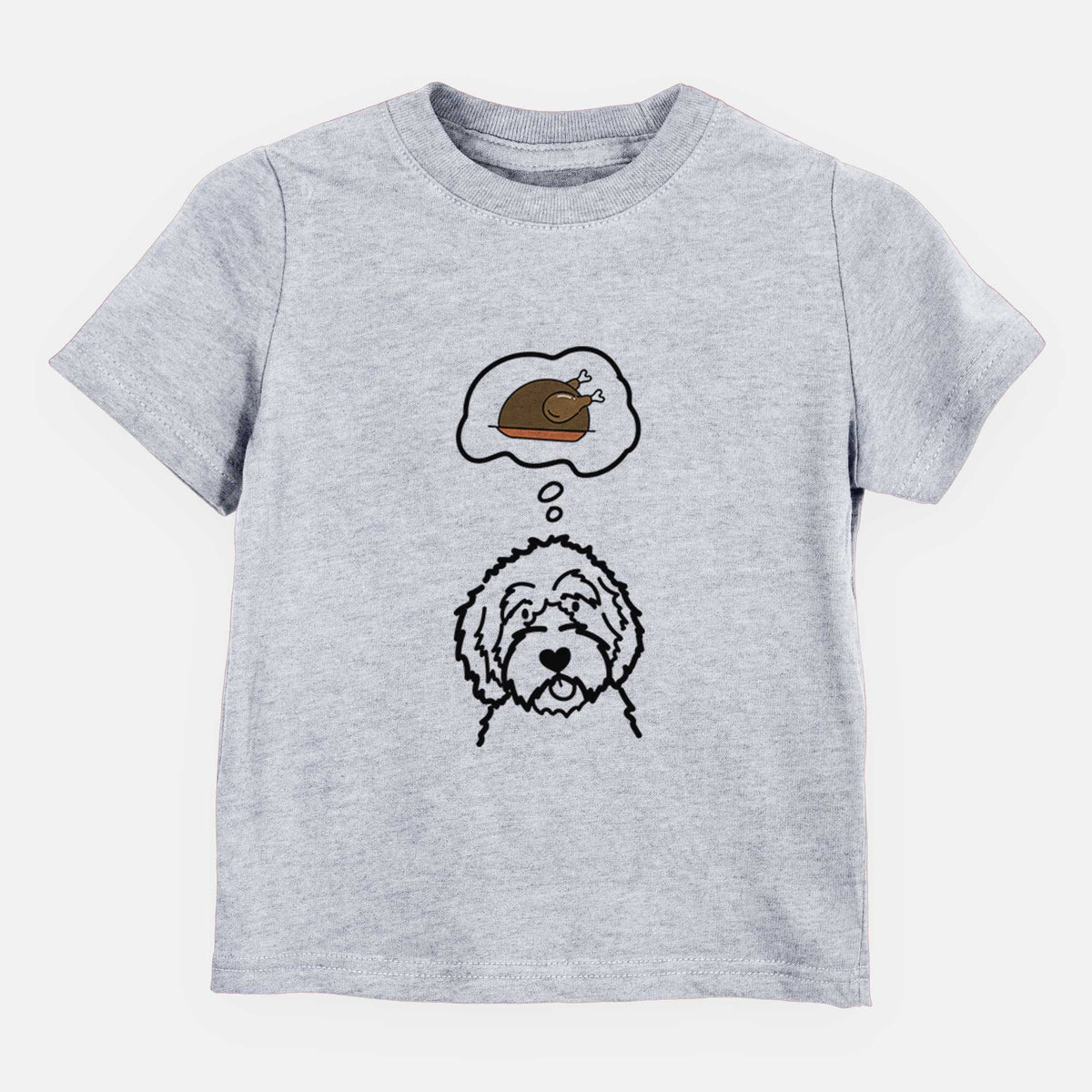 Turkey Thoughts Aussiedoodle - Kids/Youth/Toddler Shirt