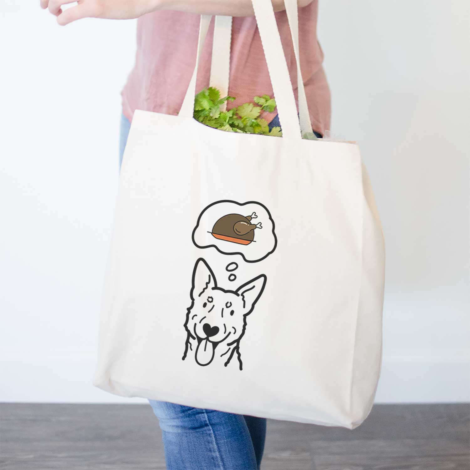 Turkey Thoughts Australian Cattle Dog - Tote Bag