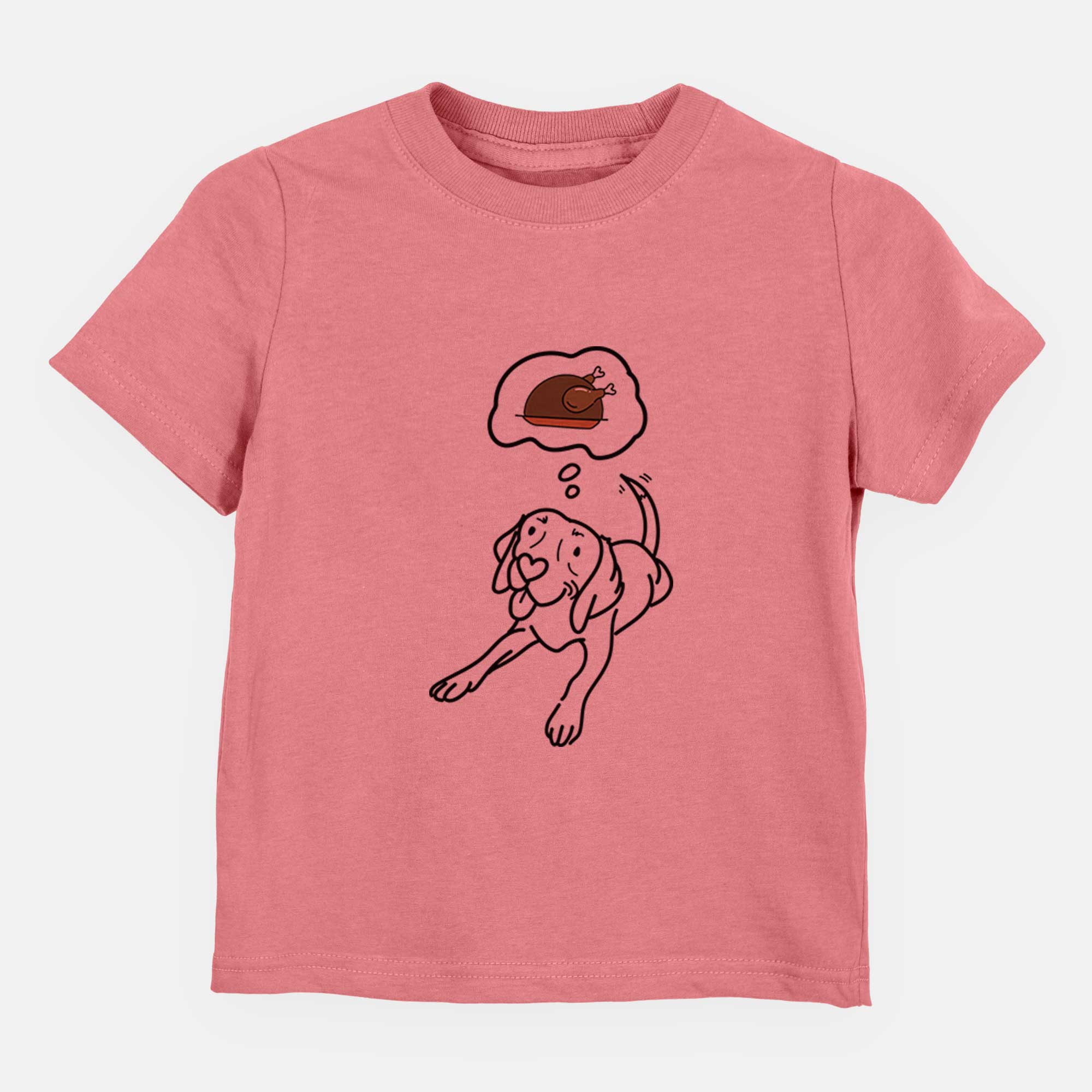 Turkey Thoughts Beagle - Bagel - Kids/Youth/Toddler Shirt