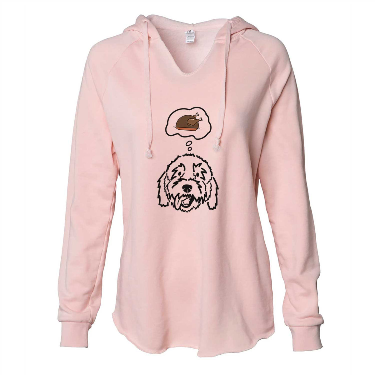 Turkey Thoughts Goldendoodle - Barry - Cali Wave Hooded Sweatshirt