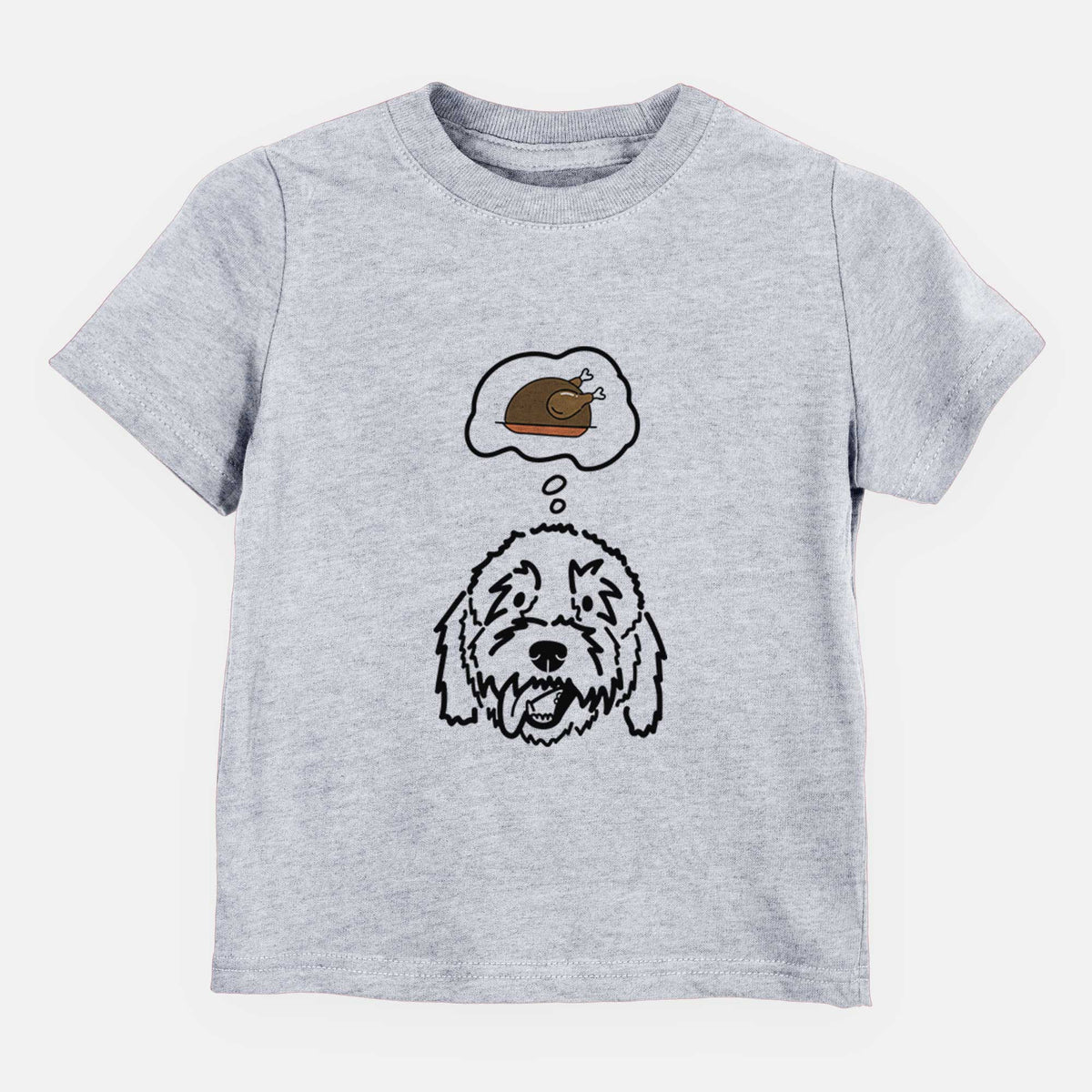 Turkey Thoughts Goldendoodle - Barry - Kids/Youth/Toddler Shirt