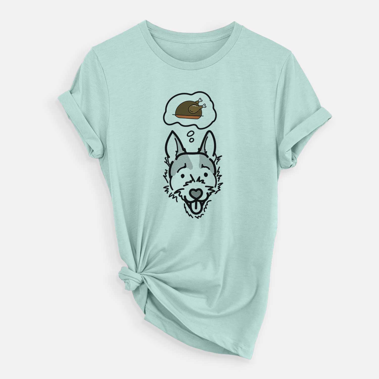 Turkey Thoughts Jack Russell Terrier - Baxter - Unisex Crewneck