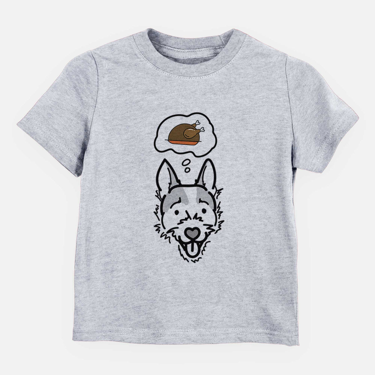 Turkey Thoughts Jack Russell Terrier - Baxter - Kids/Youth/Toddler Shirt