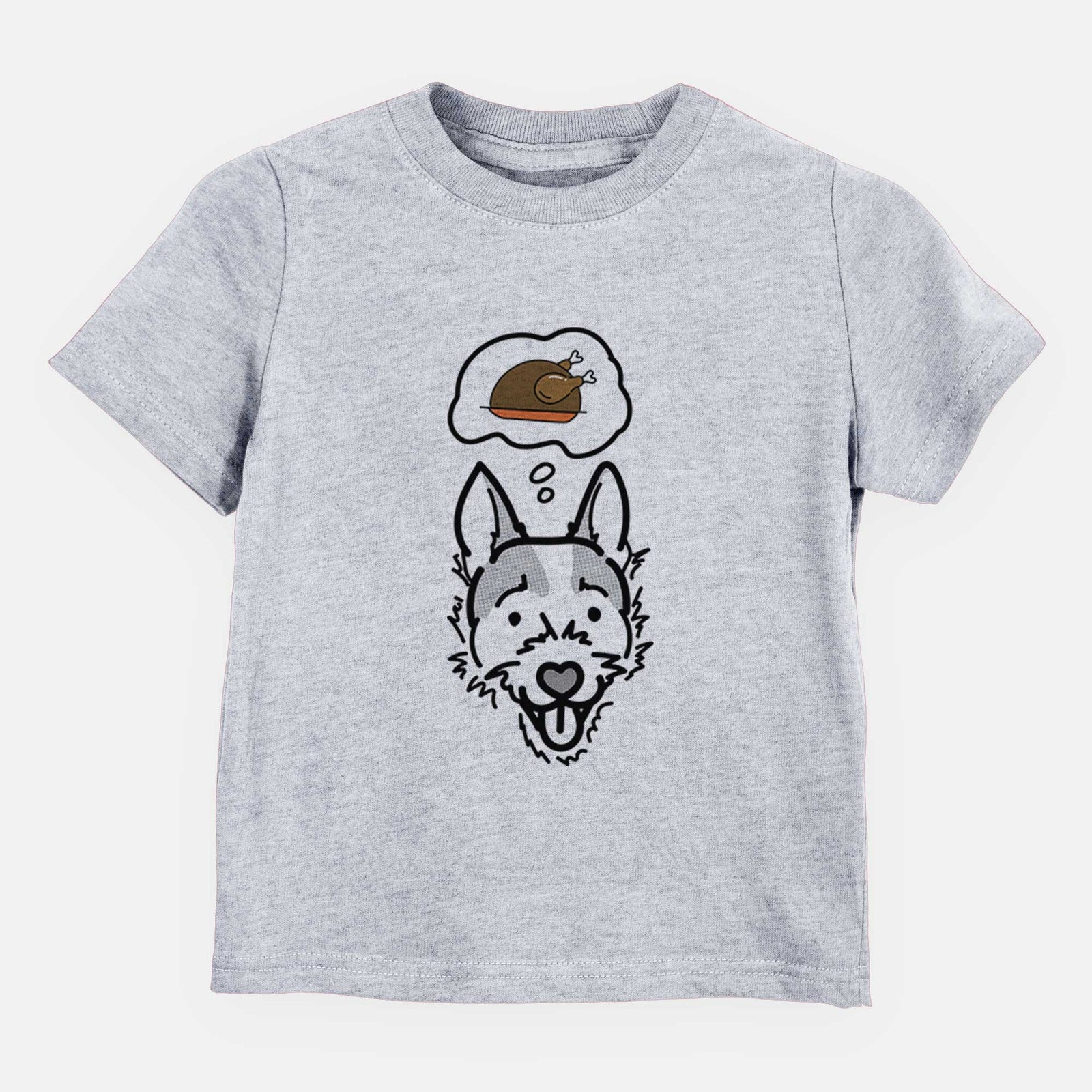 Turkey Thoughts Jack Russell Terrier - Baxter - Kids/Youth/Toddler Shirt