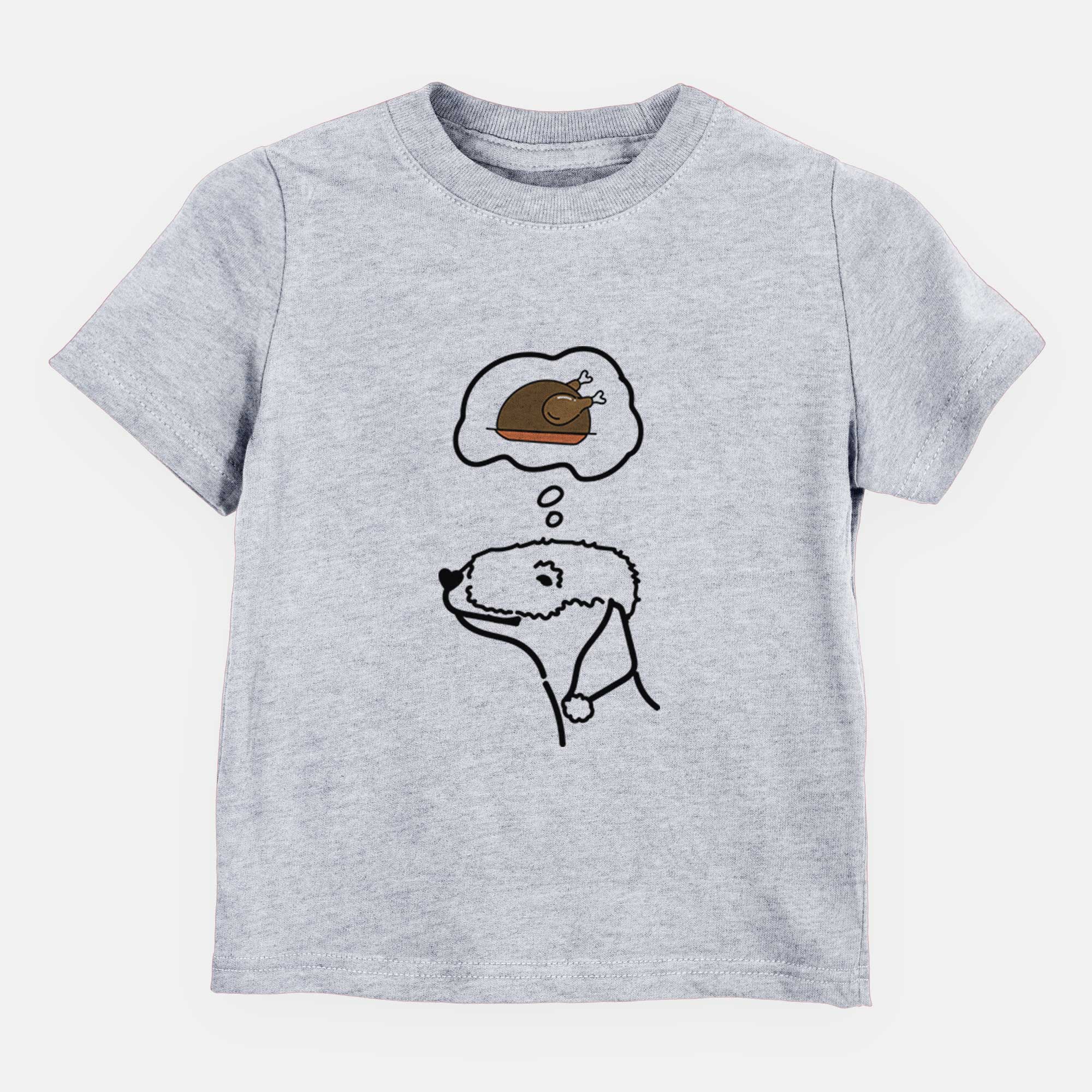 Turkey Thoughts Bedlington Terrier - Kids/Youth/Toddler Shirt
