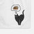 Turkey Thoughts Black Cat - Bella - Decorative Hand Towel