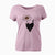 Turkey Thoughts Black Cat - Bella - Women's V-neck Shirt