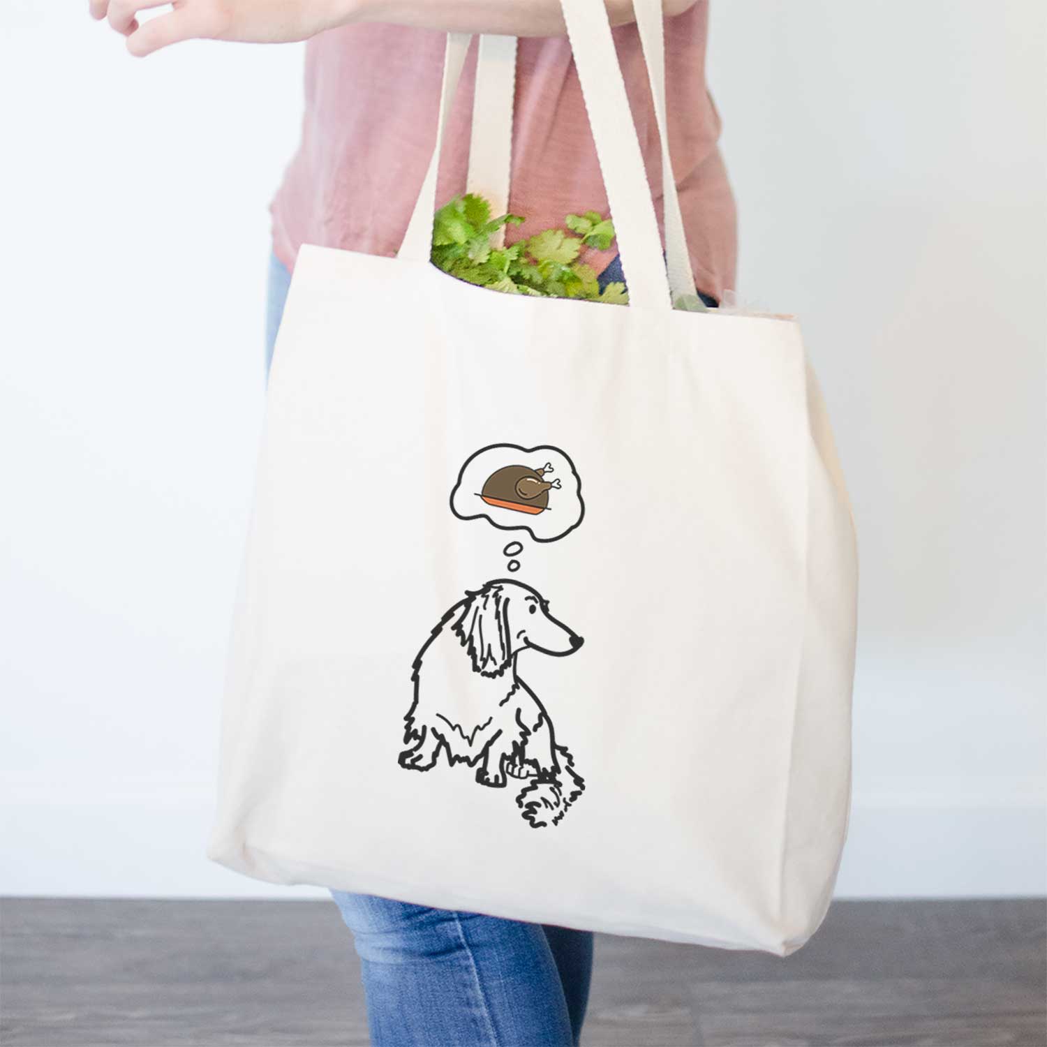 Turkey Thoughts Dachshund - Bella - Tote Bag